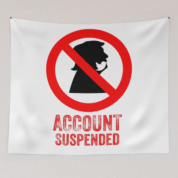 Item preview, ACCOUNT SUSPENDED designed and sold by 30-Merch.