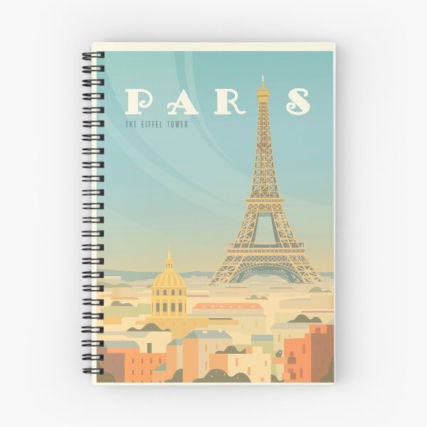 Item preview, Cartel de viaje vintage de París Arte comercial de mediados de siglo designed and sold by Ejaaz.