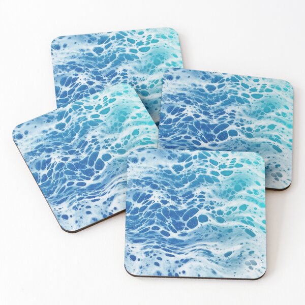 Item preview, Beachy Fluid art, liquid arts style Acrylic designed and sold by Pau Baz.