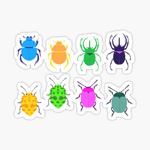 Item preview, beetles pattern designed and sold by scribbli.