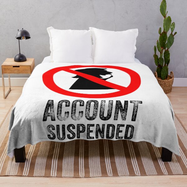 Item preview, ACCOUNT SUSPENDED designed and sold by 30-Merch.