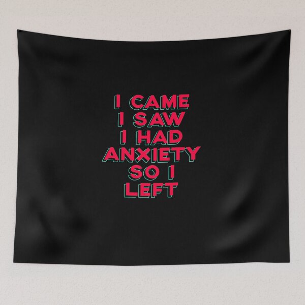 Item preview, Anxiety Funny Self Deprecating Dark Humor Quote designed and sold by sillyquestions.