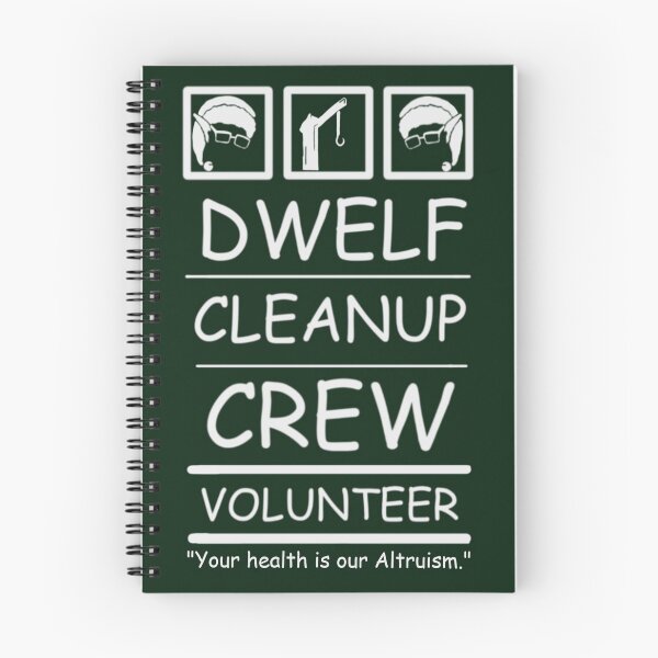 Item preview, Dwelf Cleanup Crew Volunteer designed and sold by Dwelf-Things.