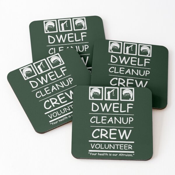 Item preview, Dwelf Cleanup Crew Volunteer designed and sold by Dwelf-Things.