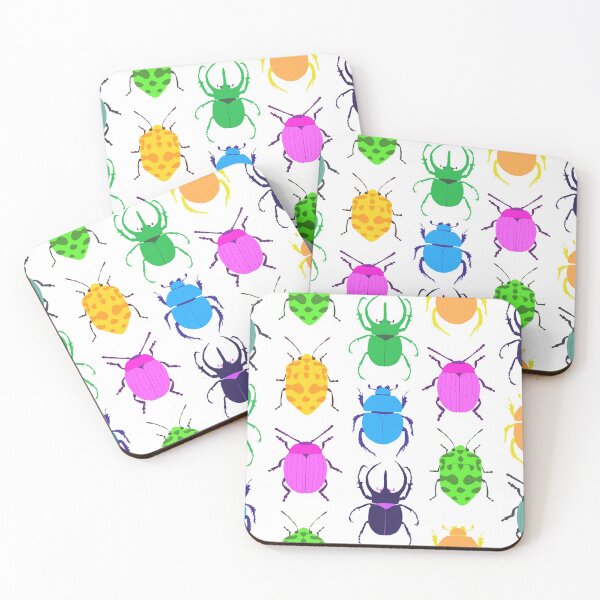 Item preview, beetles pattern - light designed and sold by scribbli.