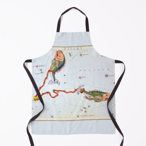 Item preview, Antique Pisces Constellation Map designed and sold by VintageArchive.