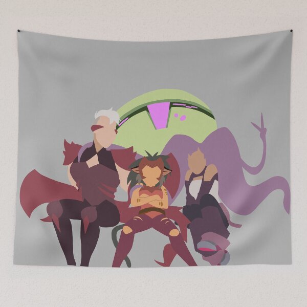 Item preview, The Super Pal Trio (and Emily) Minimalist Portrait designed and sold by copiouscollects.