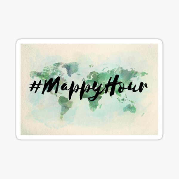 #MappyHour Sticker