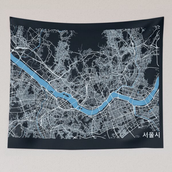 Item preview, Streets of Seoul designed and sold by ZionicArt.