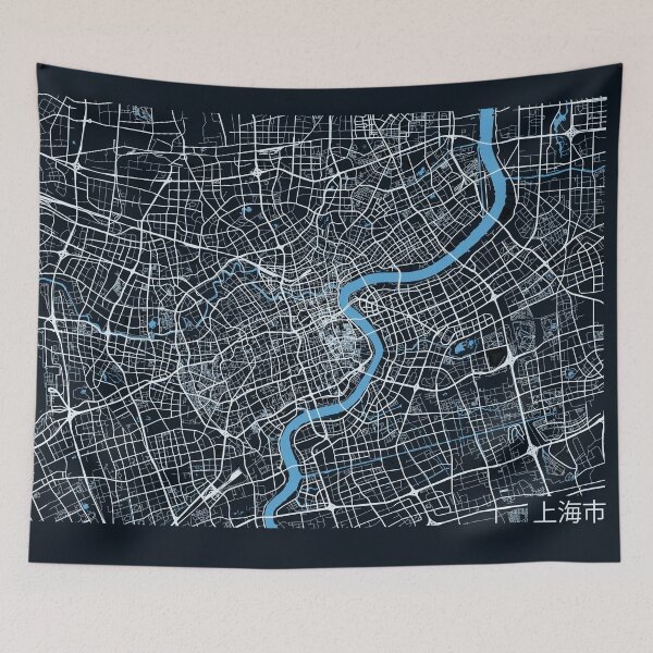 Item preview, Streets of Shanghai designed and sold by ZionicArt.