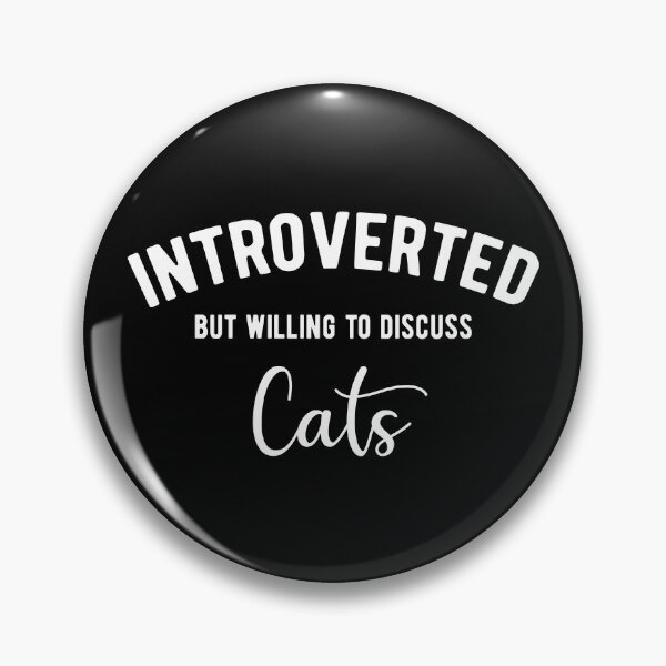 Item preview, Introverted cats lover designed and sold by ReignGFX.