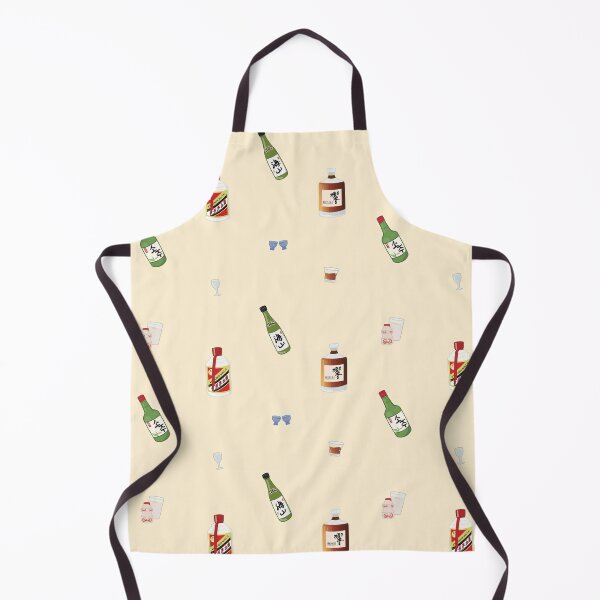 Item preview, Asian drinks pattern designed and sold by jjilldoodles.
