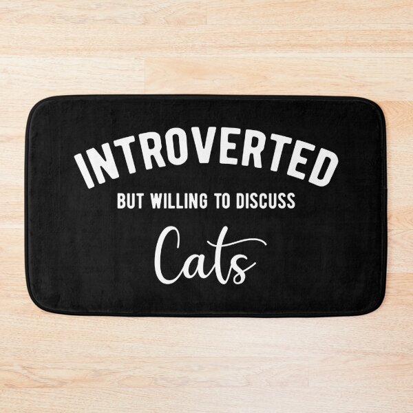 Item preview, Introverted cats lover designed and sold by ReignGFX.