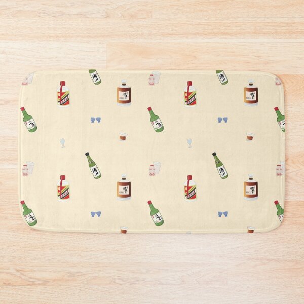 Item preview, Asian drinks pattern designed and sold by jjilldoodles.