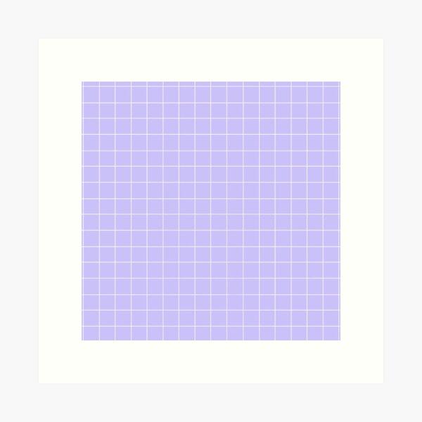 Aesthetic Purple Grid Art Prints for Sale | Redbubble