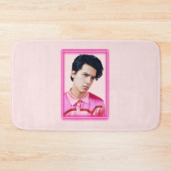 Item preview, Cole Sprouse (Pink Cowboy Shirt with Neon Frame) Half Body #8 designed and sold by thePeachPit.