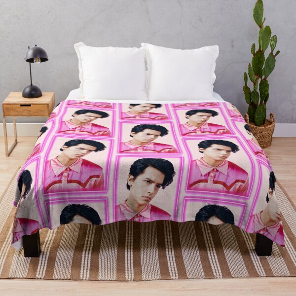 Item preview, Cole Sprouse (Pink Cowboy Shirt with Neon Frame) Half Body #8 designed and sold by thePeachPit.