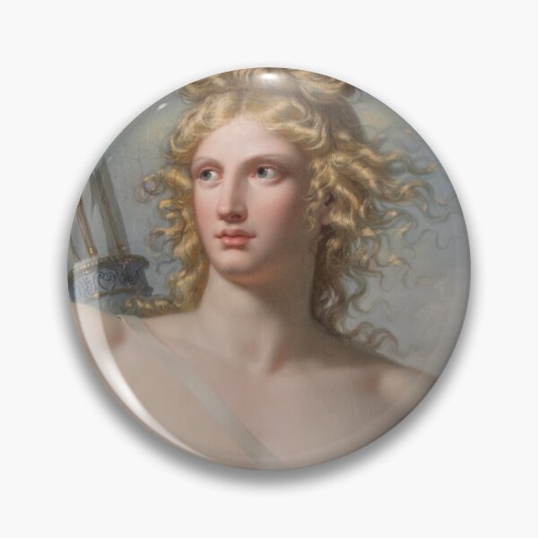 Item preview, Apollo, God of Light, Eloquence, Poetry and the Fine Arts with Urania, Muse of Astronomy designed and sold by InnerCitadel.