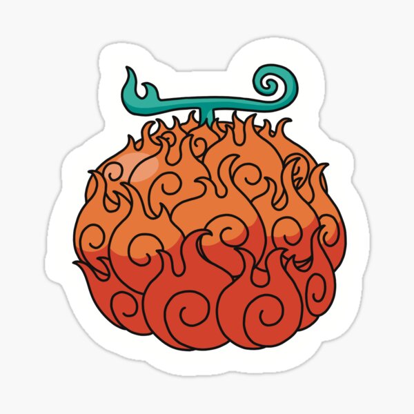 Flame flame fruit  Sticker