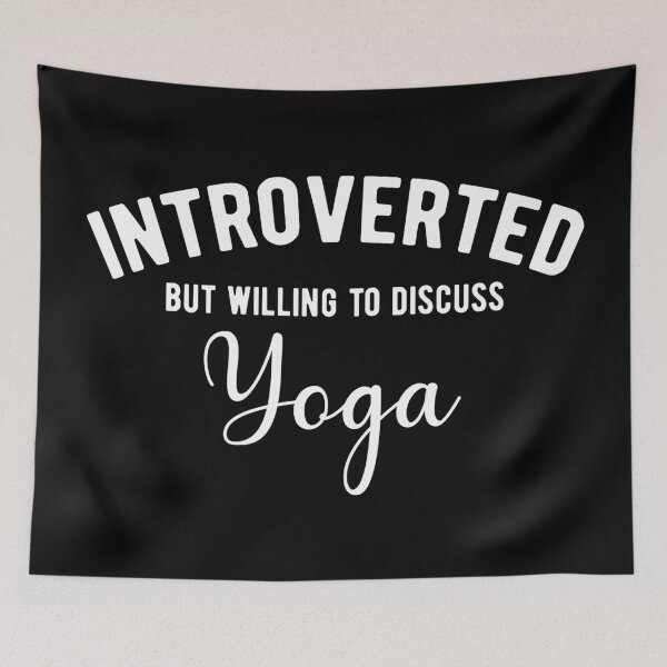 Item preview, Introverted Yoga Lover designed and sold by ReignGFX.