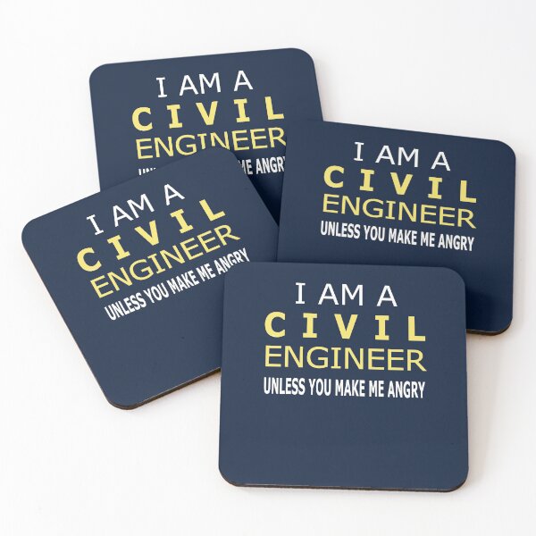 Item preview, Copy of  I am a civil engineer unless you make me angry - Funny engineers gifts designed and sold by FunnyDSN.