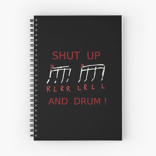 Item preview, Shut up and drum! PARADIDDLE designed and sold by Marco Rivagli.