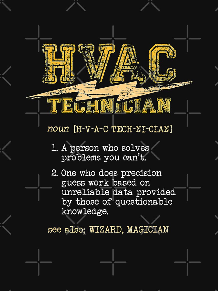 "Funny HVAC HVAC Tech Gifts For HVAC Installer" Tshirt for Sale by
