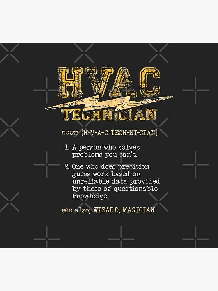 "Funny HVAC HVAC Tech Gifts For HVAC Installer" Poster by JeanHillz