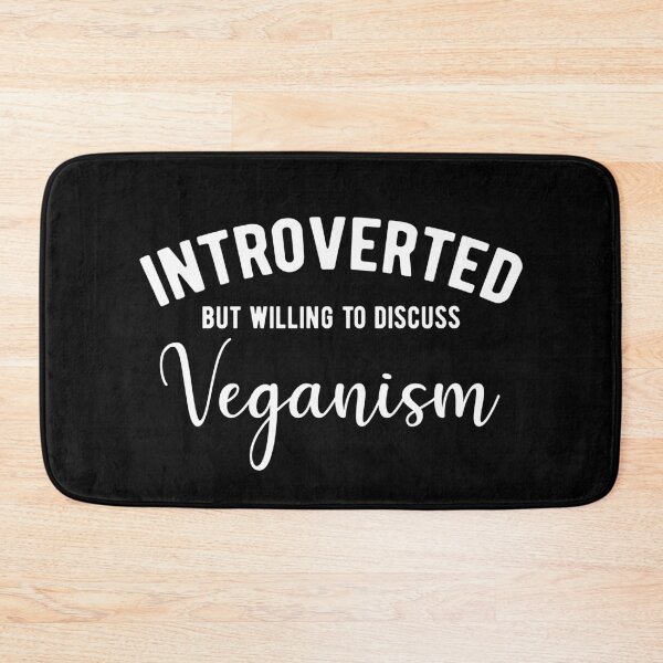 Item preview, Introverted vegan  designed and sold by ReignGFX.