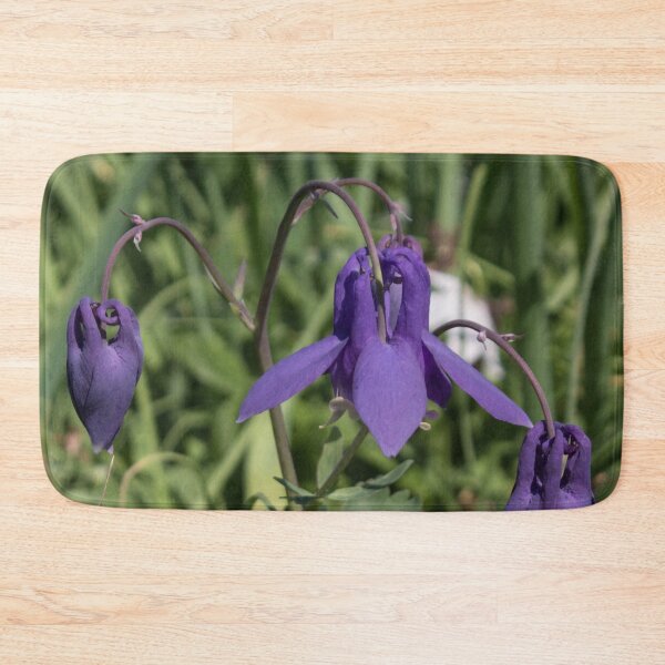 Item preview, purple flowers bluebells on a background of green foliage designed and sold by nataliavavilina.