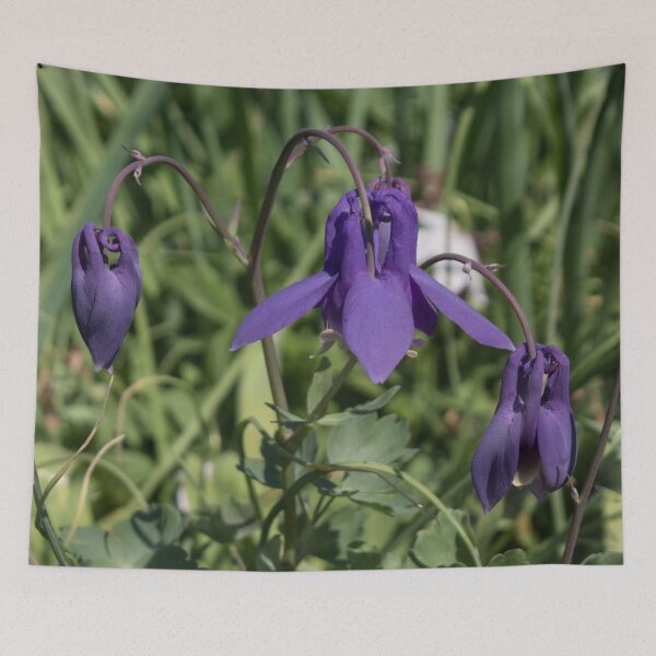 Item preview, purple flowers bluebells on a background of green foliage designed and sold by nataliavavilina.