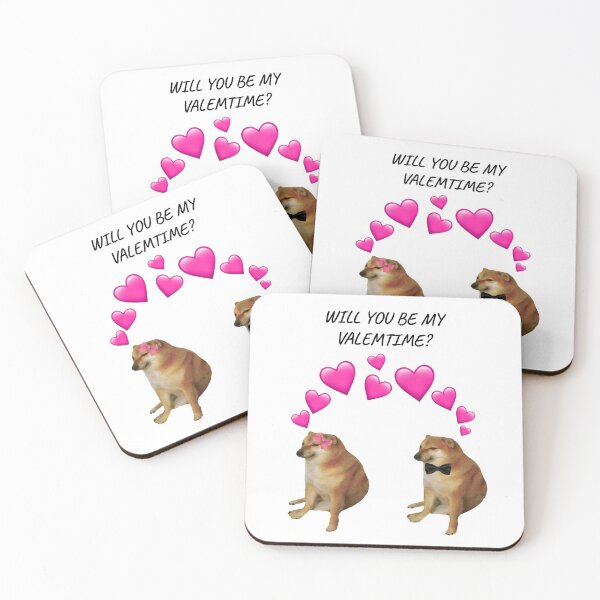 Item preview, Will You Be my Valentines Cheems  designed and sold by SciathDe.