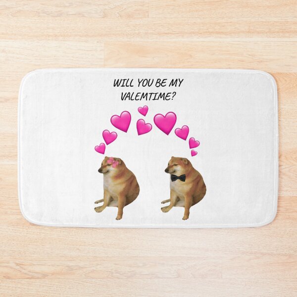 Item preview, Will You Be my Valentines Cheems  designed and sold by SciathDe.