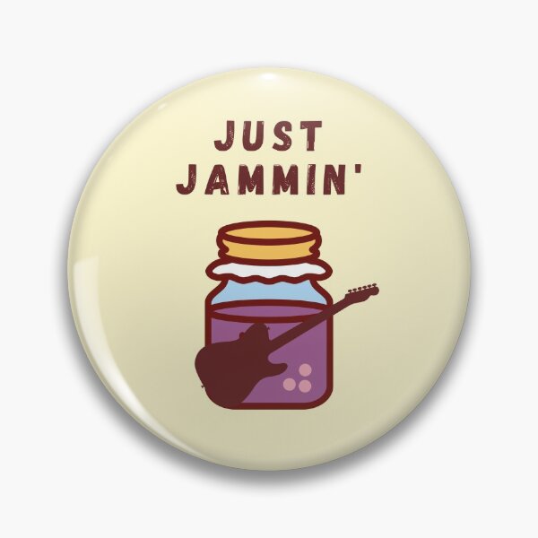 Item preview, Just Jamin'  Just Jamming Pun designed and sold by GoodMoodFood.