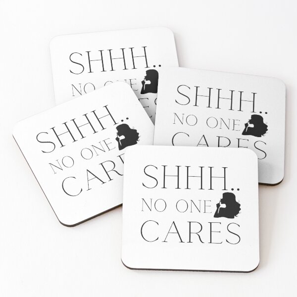 Item preview, Shhh No One Cares designed and sold by AlleBedolski.