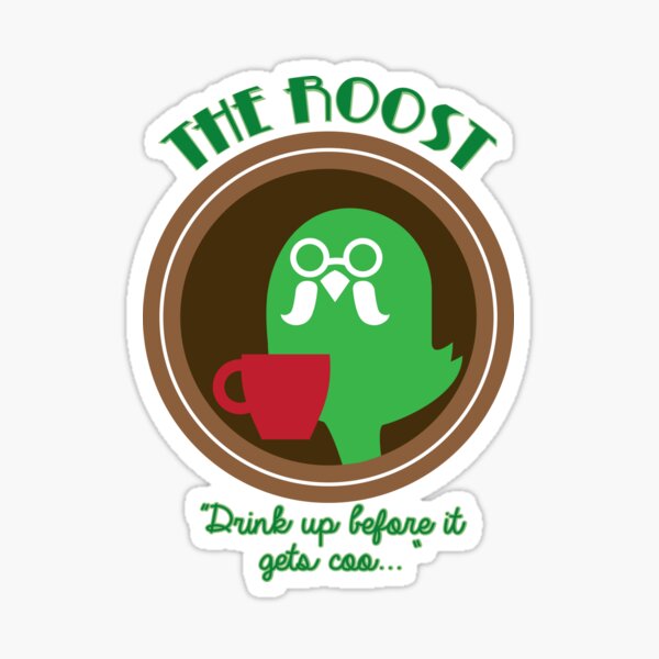 The Roost Cafe Stickers | Redbubble