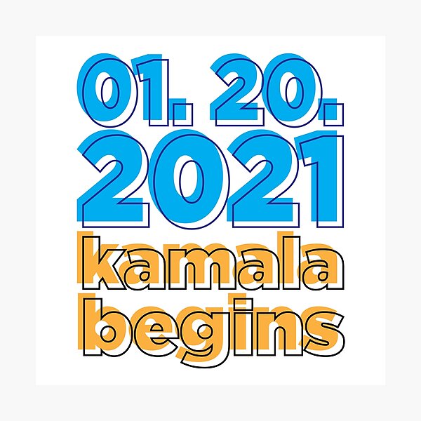 Item preview, Kamala Begins-Inauguration Day Kamala Harris 2021 designed and sold by HeraAndKosmos.