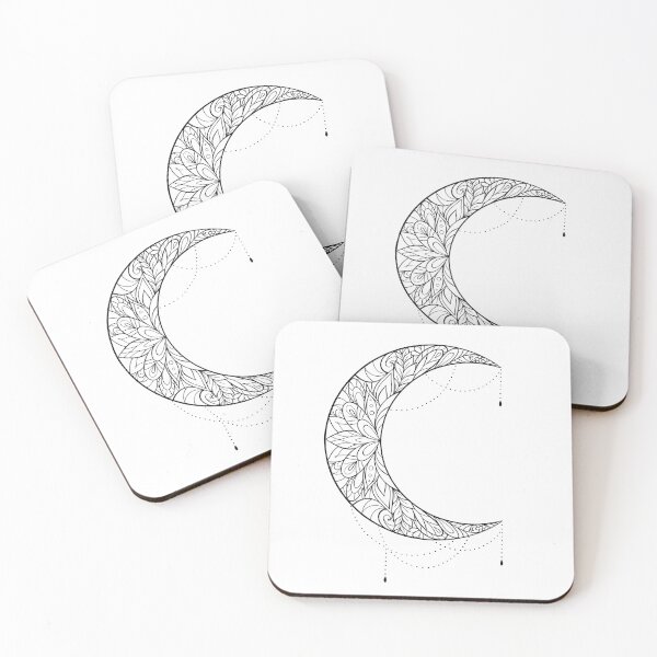 Item preview, Beautiful Mandala Moon Design Pattern designed and sold by ZindyZone.