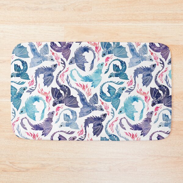 Item preview, Dragon fire turquoise & purple designed and sold by adenaJ.