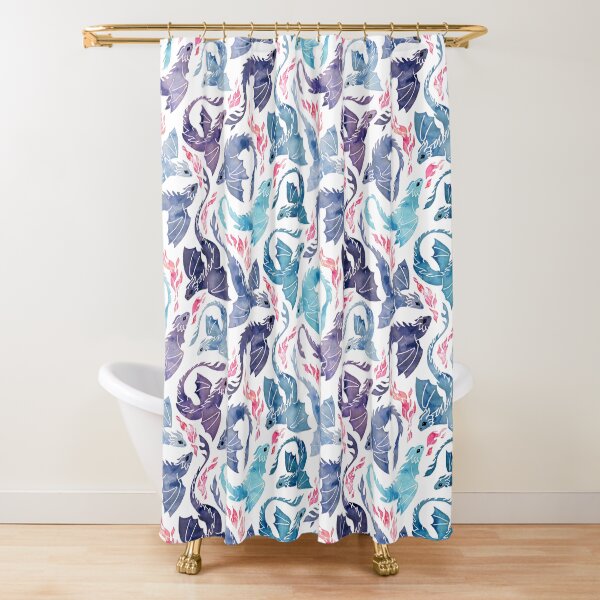 Item preview, Dragon fire turquoise & purple designed and sold by adenaJ.