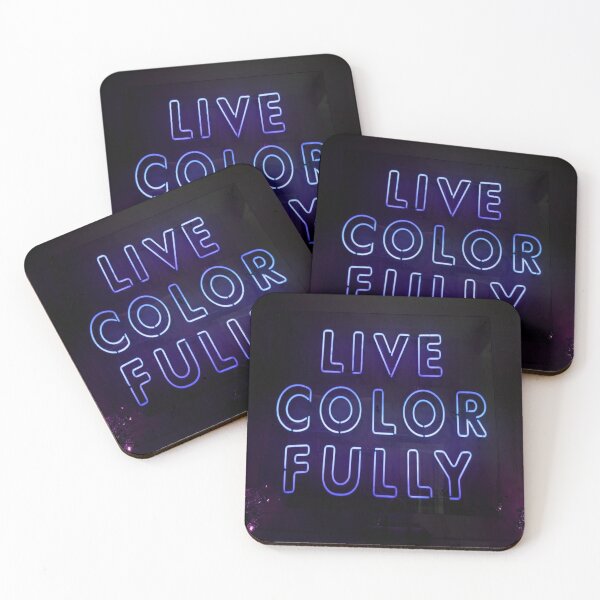 Item preview, Live Colorfully Neon Sign  designed and sold by mwagie.