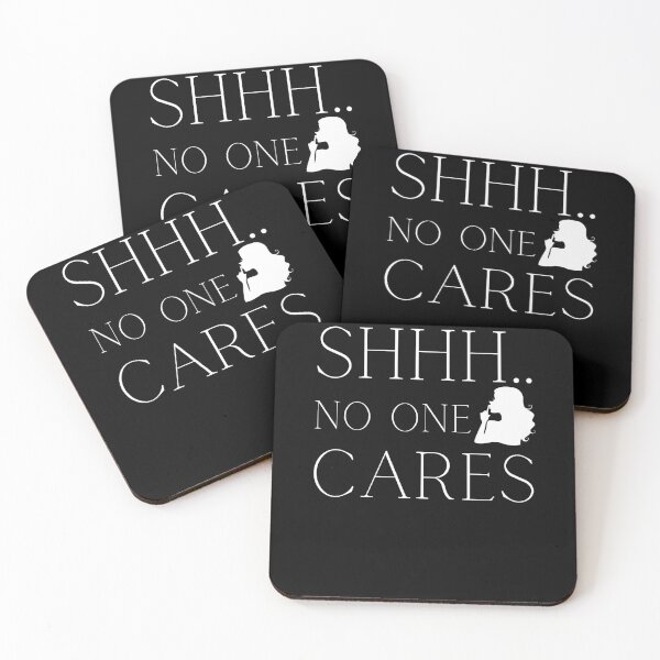 Item preview, Shhh No One Cares designed and sold by AlleBedolski.