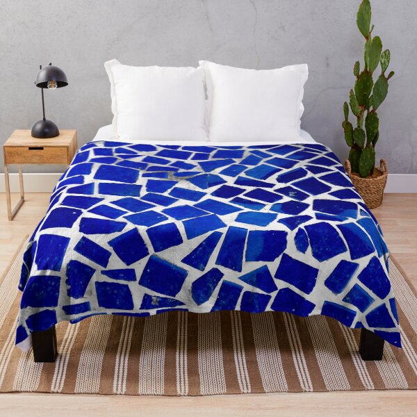 Item preview, Azulejos de mosaico azul y blanco designed and sold by Neha Dargar.