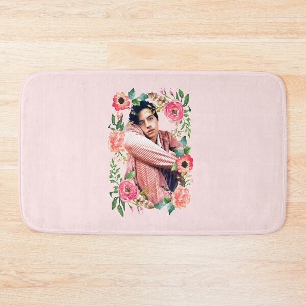 Item preview, Cole Sprouse (Pink Suit with Floral Frame) Half Body #9 designed and sold by thePeachPit.