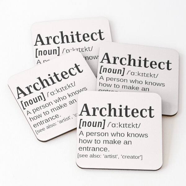 Item preview, Architect Builder Funny Joke Definition Make and Entrance designed and sold by DefinitionX.