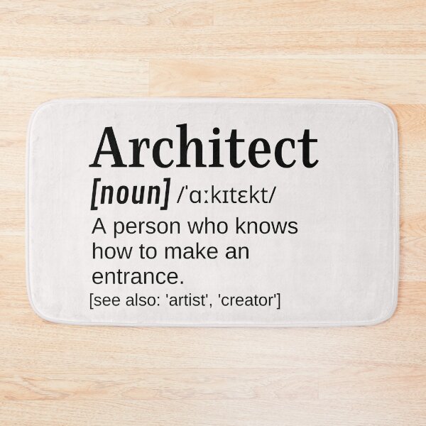 Item preview, Architect Builder Funny Joke Definition Make and Entrance designed and sold by DefinitionX.