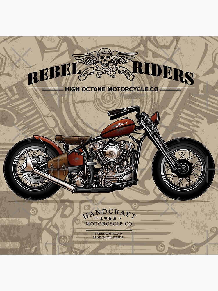 Rebel Riders Motorcycle | Poster