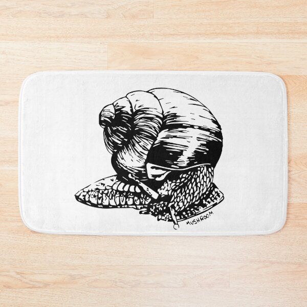Item preview, Snail Named Mushroom designed and sold by lauelibre.