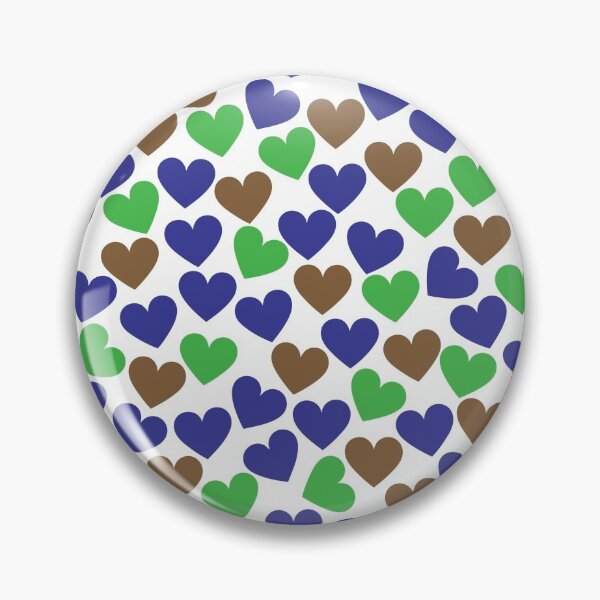 Item preview, Brown, Blue, Green Heart designed and sold by PLLDesigns.