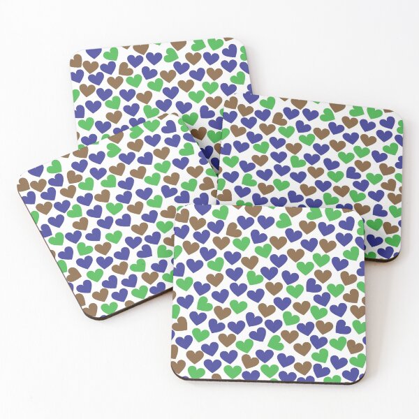 Item preview, Brown, Blue, Green Heart designed and sold by PLLDesigns.